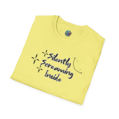 Silently Screaming Inside - Unisex T-Shirt